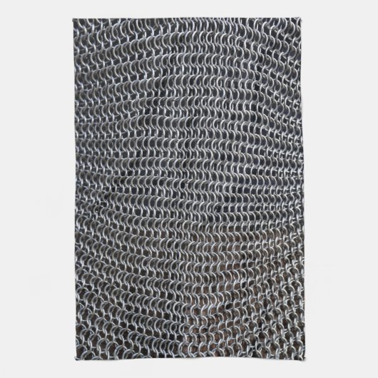 messagerie van de metaalketen armor middeleeuwse k theedoek (Verticaal)