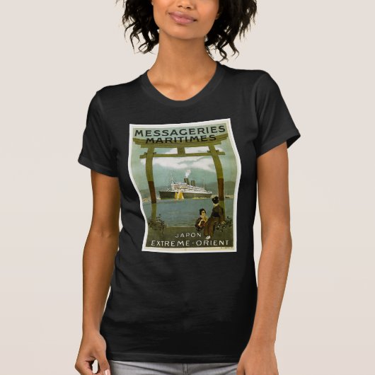 Messageries Maritimes Japon Extreme Orient T-shirt (Voorkant)