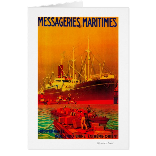 Messageries Maritimes  PosterEuropa (Voorkant)