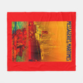 Messageries Maritimes  PosterEuropa Fleece Deken (Voorkant (Horizontaal))