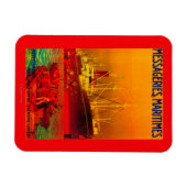 Messageries Maritimes  PosterEuropa Magneet (Horizontaal)