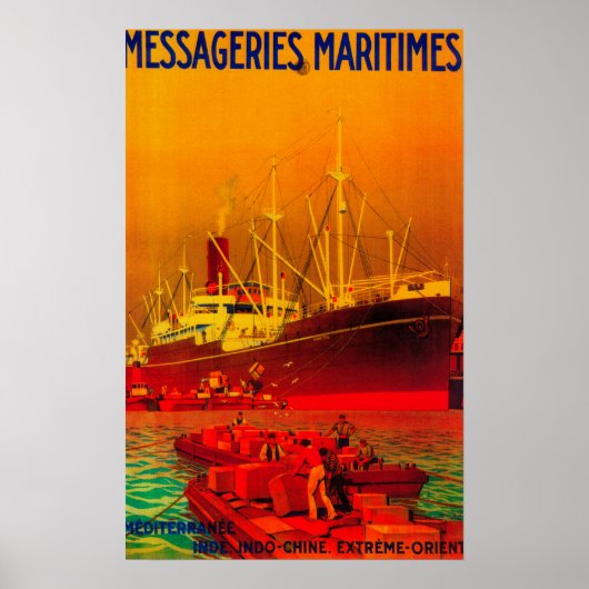 Messageries Maritimes  PosterEuropa Poster (Voorkant)