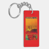 Messageries Maritimes  PosterEuropa Sleutelhanger (Voorkant Links)