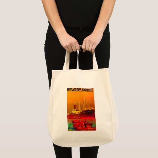 Messageries Maritimes  PosterEuropa Tote Bag (Voorkant (product))