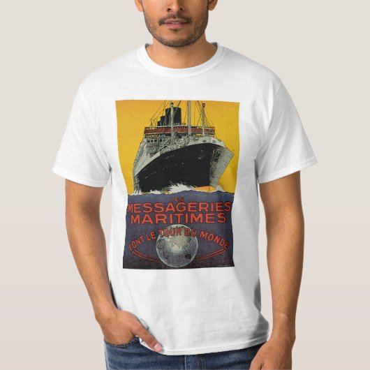 Messageries Maritimes T-shirt (Voorkant)