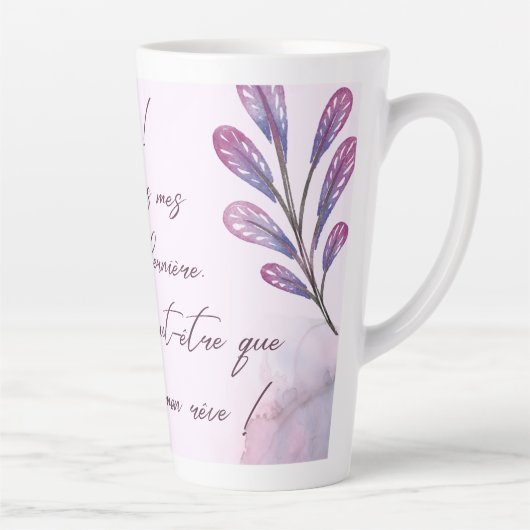 Messages d’amour mignons latte mok (Rechts)