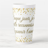 Messages d’amour profonds et romantiques latte mok (Voorkant)