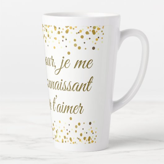 Messages d’amour profonds et romantiques latte mok (Rechts)