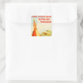 Messagries Maritimes ~ Bouy Vierkante Sticker (Tas)