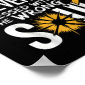 Messed With The Wrong Soul Suicide Prevention Awar Poster (Hoek)