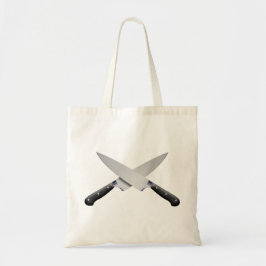 messen oversteken tote bag