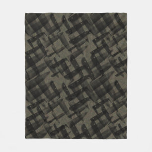 messen patroon fleece deken