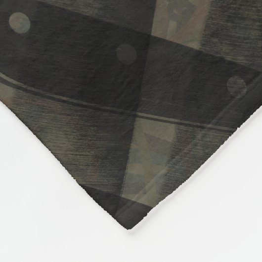 messen patroon fleece deken (Hoek)