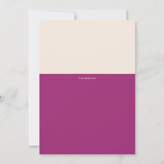 Messen, vorken en lepels U-Pick Kleuruitnodiging Kaart (Achterkant)