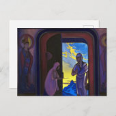Messenger, 1946 by Nicholas Roerich Briefkaart (Voorkant / Achterkant)