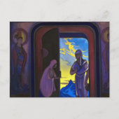 Messenger, 1946 by Nicholas Roerich Briefkaart (Voorkant)