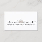 Messenger accessoires online handtas visitekaartje (Voorkant)