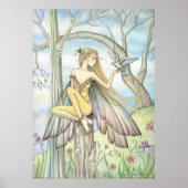 Messenger Fairy Dove Poster van Molly Harrison (Voorkant)