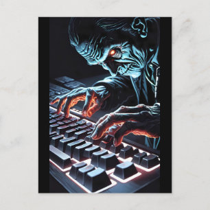 Messenger of the Undead beroemd gemaakt door Ken G Briefkaart