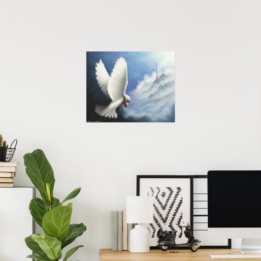 Messenger van Hope Poster (Thuiskantoor)