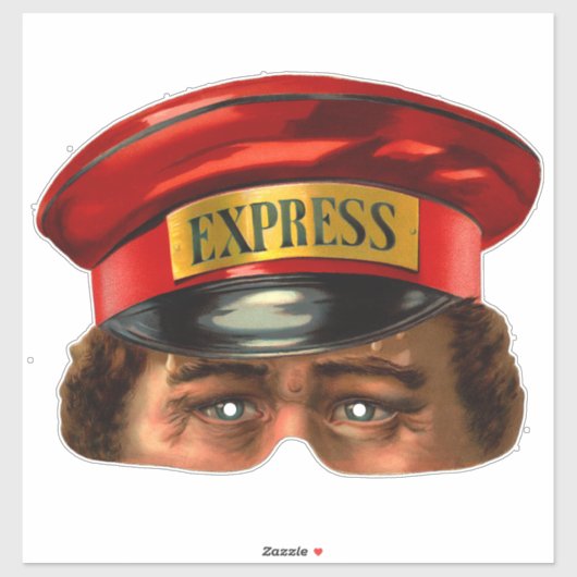 Messenger -  Victoriaans maskeraar Sticker (Vel)