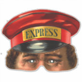 Messenger -  Victoriaans maskeraar Sticker (Voorkant)