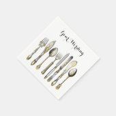 messenmakerswerk voor vorkdansen servet (Hoek)