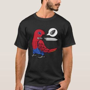 Messenpapegaai wil Vrouw I Eclectus T-shirt