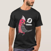 Messenpapegaai wil zaden I Roos borstvoeding Galah T-shirt (Voorkant)