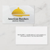 messenschotel | culinair | restaurant visitekaartje (Voorkant / Achterkant)