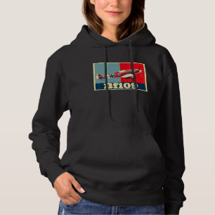 Messerschmitt BF109 WW2 Militair Gevechtsvliegtuig Hoodie