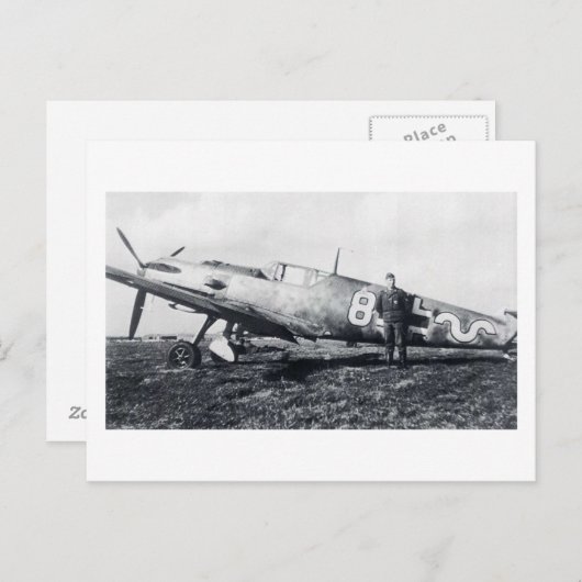 Messerschmitt BF-109 Briefkaart (Voorkant / Achterkant)