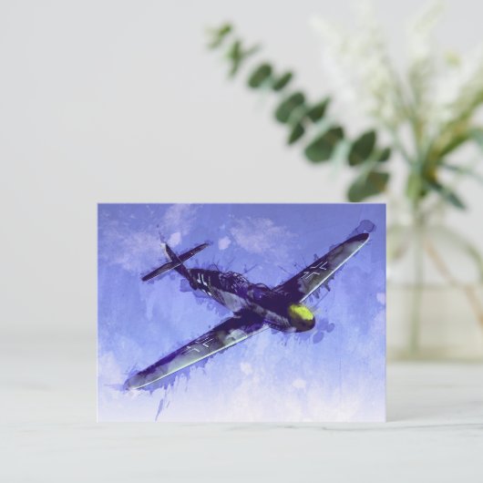 Messerschmitt Bf. 109 Briefkaart (Staand voorkant)