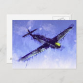 Messerschmitt Bf. 109 Briefkaart (Voorkant / Achterkant)