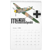 Messerschmitt Bf 109 Luftwaffe Kalender (Jan 2026)