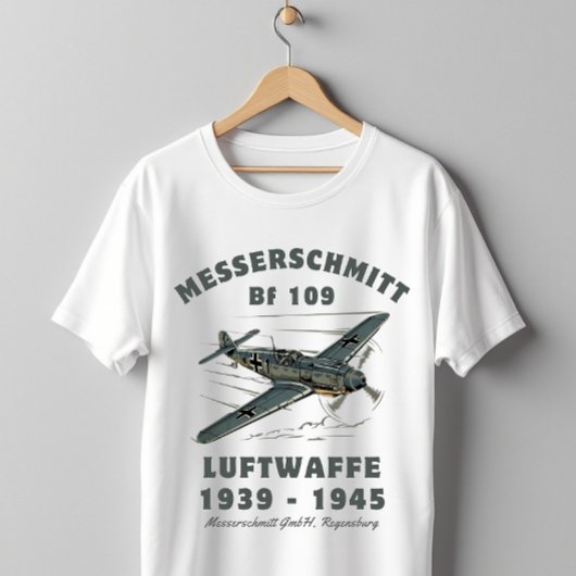 Messerschmitt Bf 109 Luftwaffe WWII-Jager T-shirt