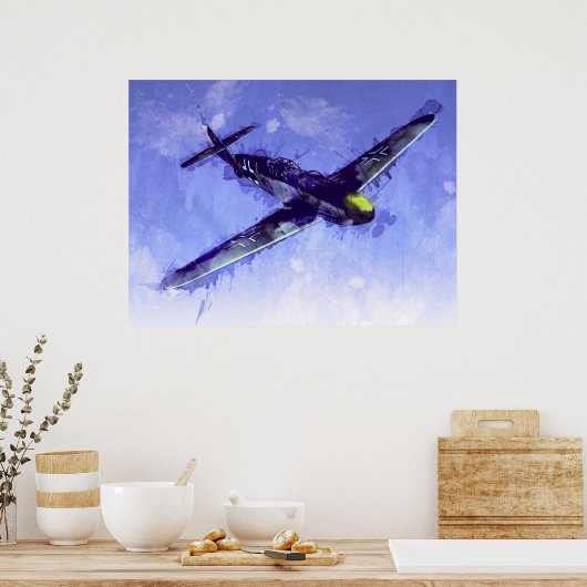 Messerschmitt Bf. 109 Poster (Keuken)