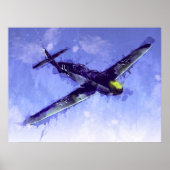 Messerschmitt Bf. 109 Poster (Voorkant)