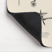 Messerschmitt Bf 109 - Vliegtuigblauwdruk SD Muismat (Hoek)