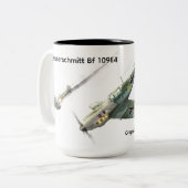 Messerschmitt BF 109E4 mok (Voorkant links)
