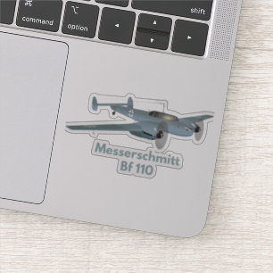 Messerschmitt Bf 110 German WW2 Heavy Fighter Sticker