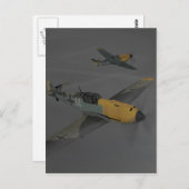 Messerschmitt ME109 Briefkaart (Voorkant / Achterkant)