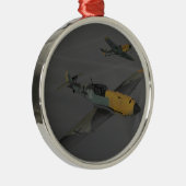 Messerschmitt ME109 Metalen Ornament (Rechts)