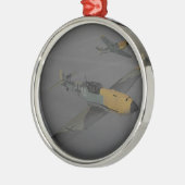 Messerschmitt ME109 Metalen Ornament (Links)