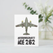 MESSERSCHMITT ME262 SCHWALBE BRIEFKAART (Staand voorkant)