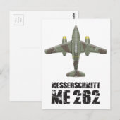MESSERSCHMITT ME262 SCHWALBE BRIEFKAART (Voorkant / Achterkant)