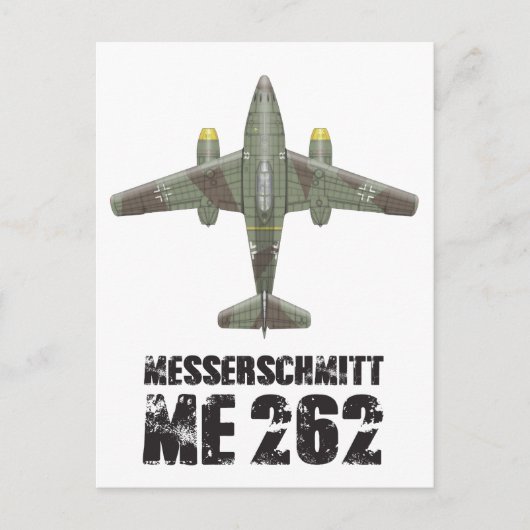 MESSERSCHMITT ME262 SCHWALBE BRIEFKAART (Voorkant)