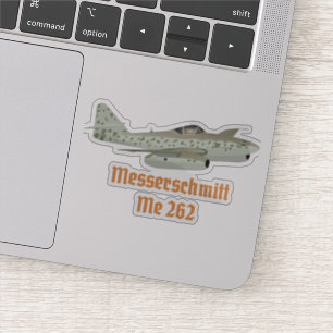 Messerschmitt ME 262 Duits WO2-vliegtuig Sticker