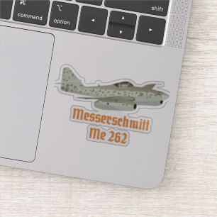 Messerschmitt Me 262 Duits WW2-vliegtuig Sticker