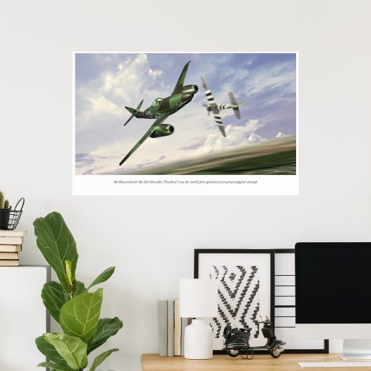 Messerschmitt Me 262 Poster (Thuiskantoor)